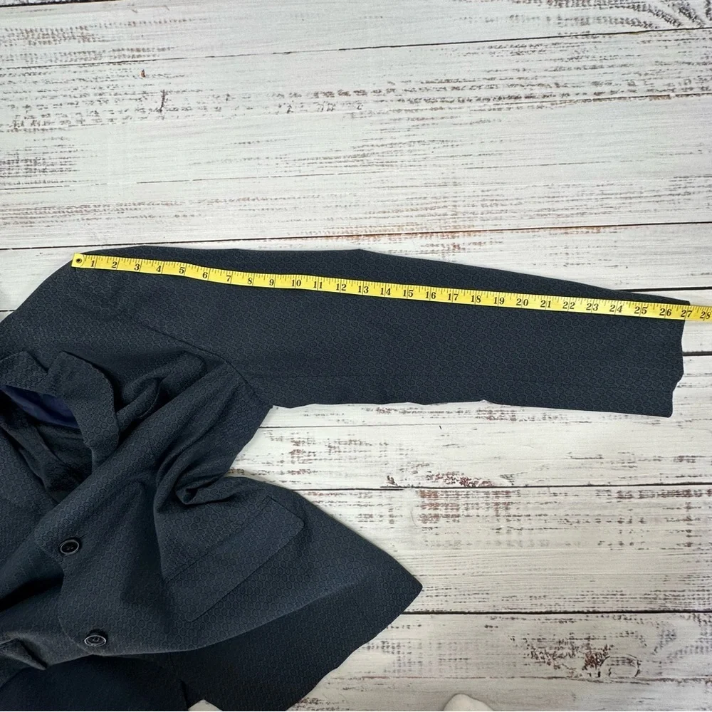 Scotch & Soda Men’s Size XL / 52 ( US 42 ) Navy Blue Print Blazer